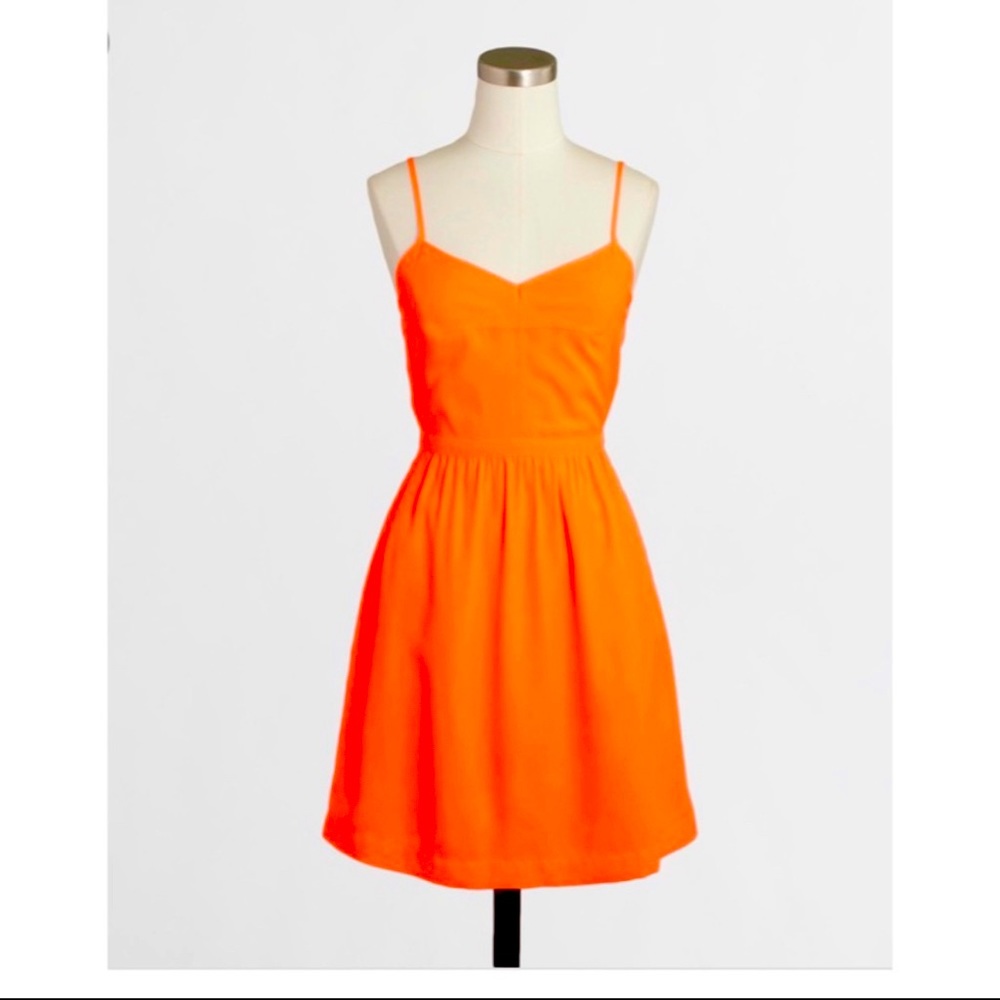 J. Crew Factory Spaghetti Strap Summer Dress sz 8